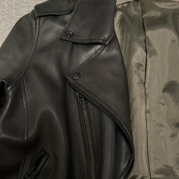Acne Smith Fringe Main leather jacket - Picture 7 of 9